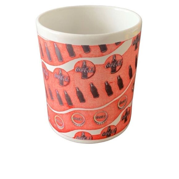 Vintage Coca-Cola 1997 Always Refreshing Collectible Bottles & Caps Mug HTF - Picture 6 of 10